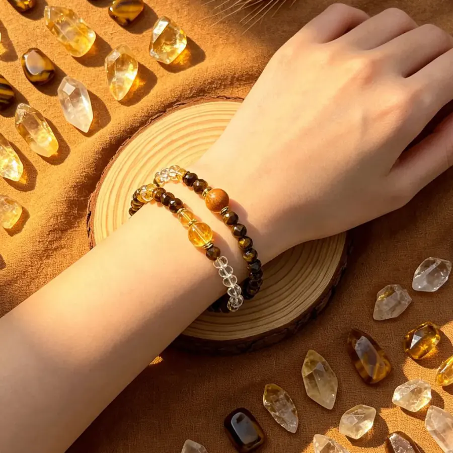 Grounding Bracelet — Anxiety Relief Crystal