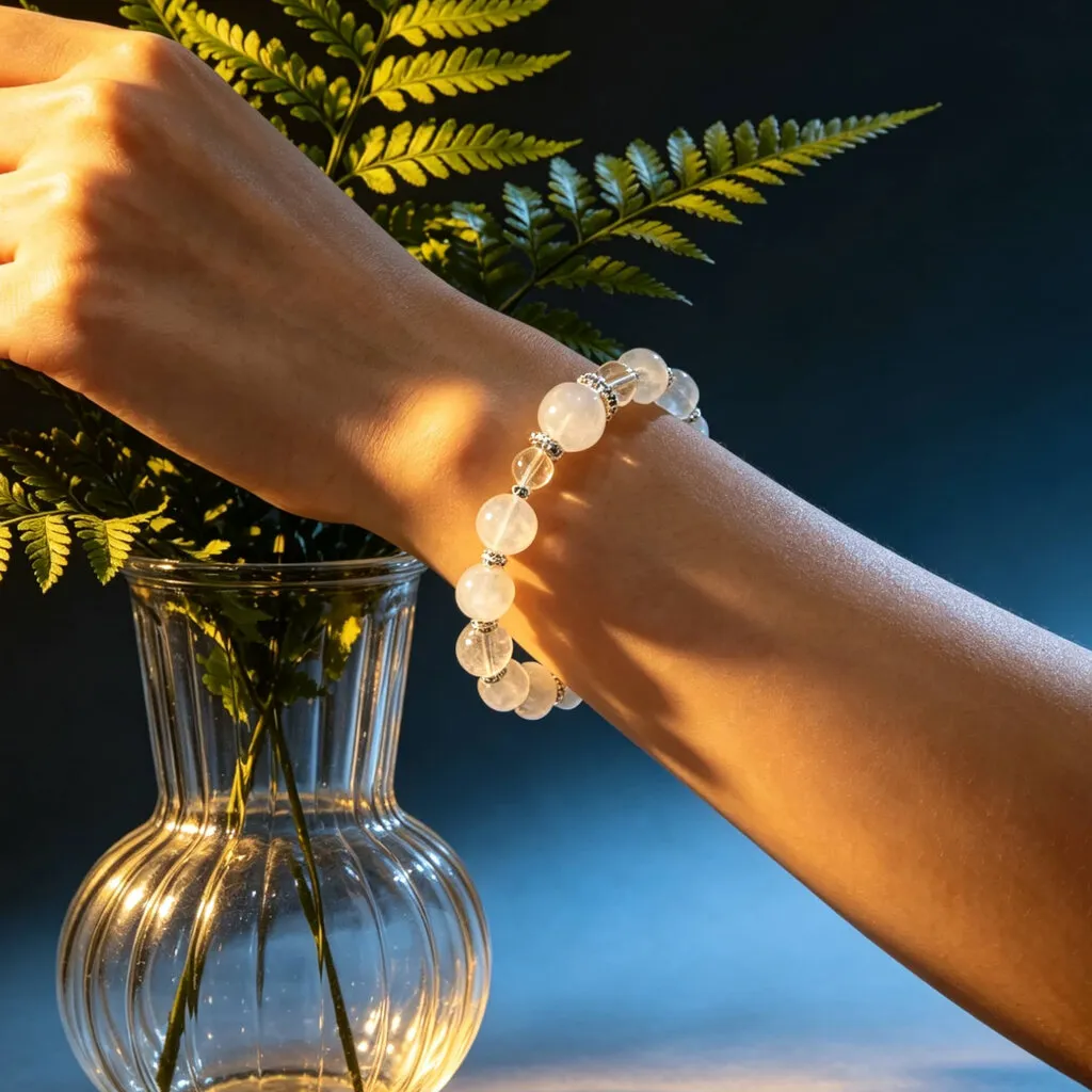 Silver Stillness — Mindfulness Crystal