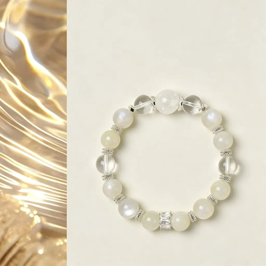 Silver Stillness — Mindfulness Crystal detail 4