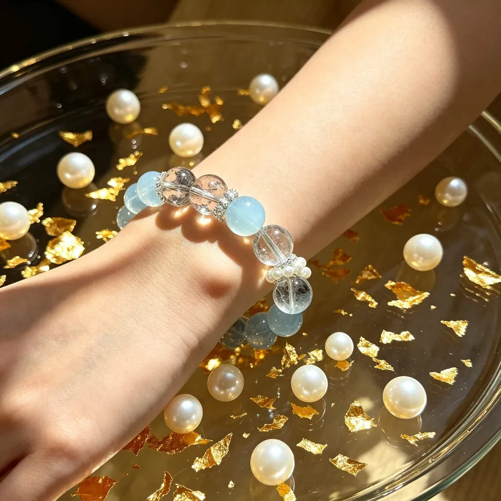 Abyss Bracelet — Deep Flow Crystal