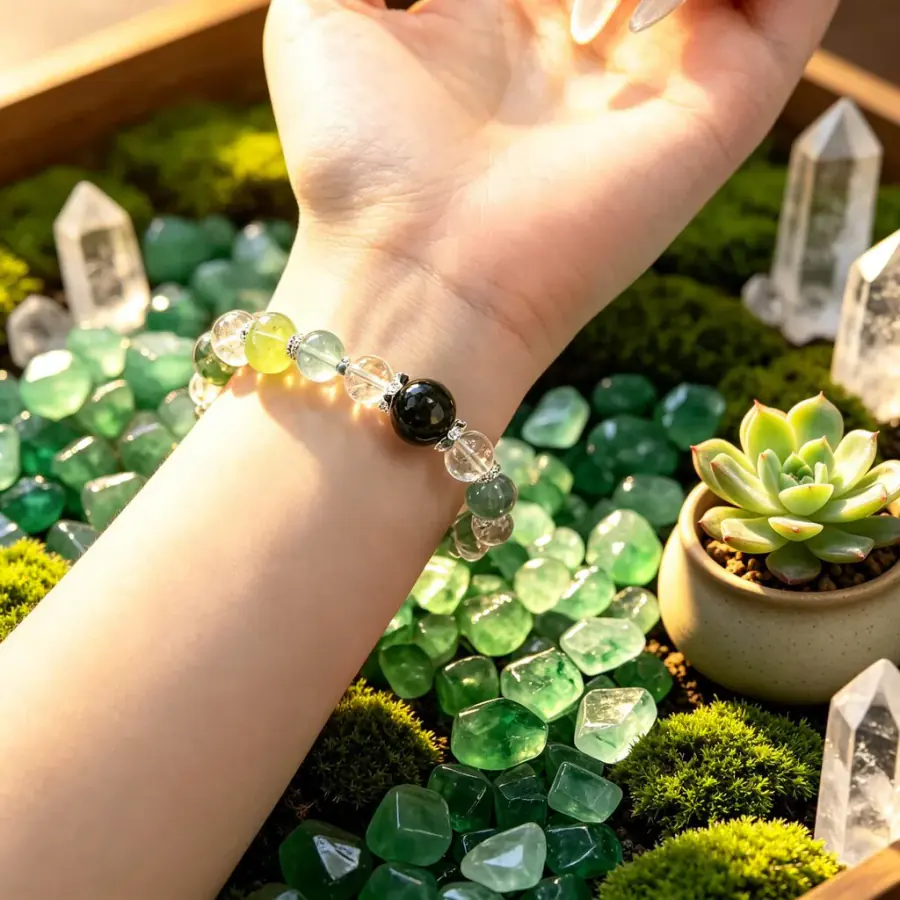 Forest Keeper — Guardian Crystal Bracelet